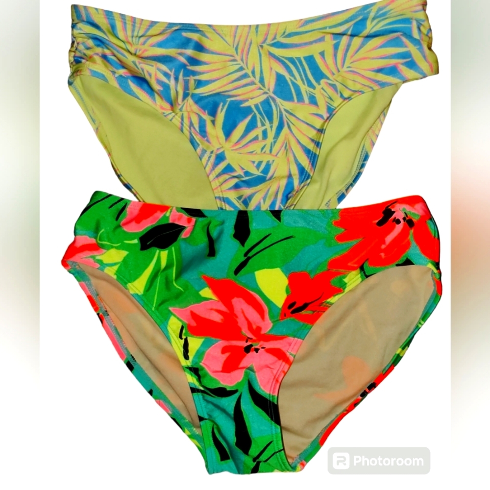 Art Class Bikini Swimsuit Bottoms Set of Two Girl's  Size XL (14)